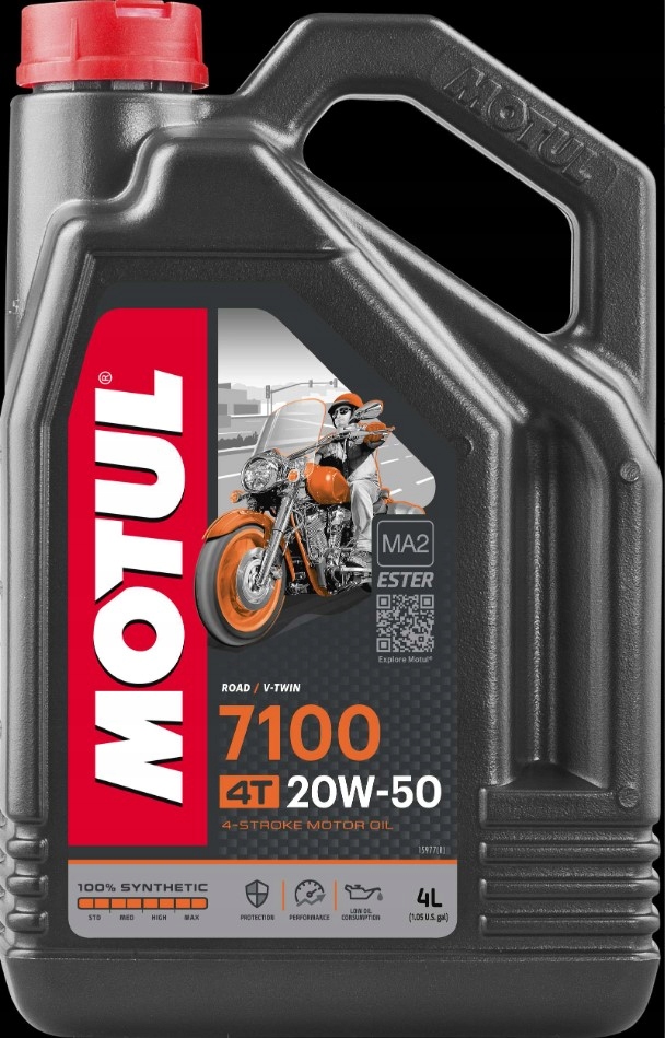 MOTUL 104104 Motul - olej 20w-50 MOTUL 7100 4t 4l