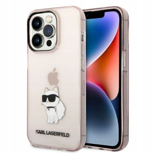 Karl Lagerfeld etui (KLHCP14LHNCHTCP) iPhone 14 różowe Ikonik Choupette