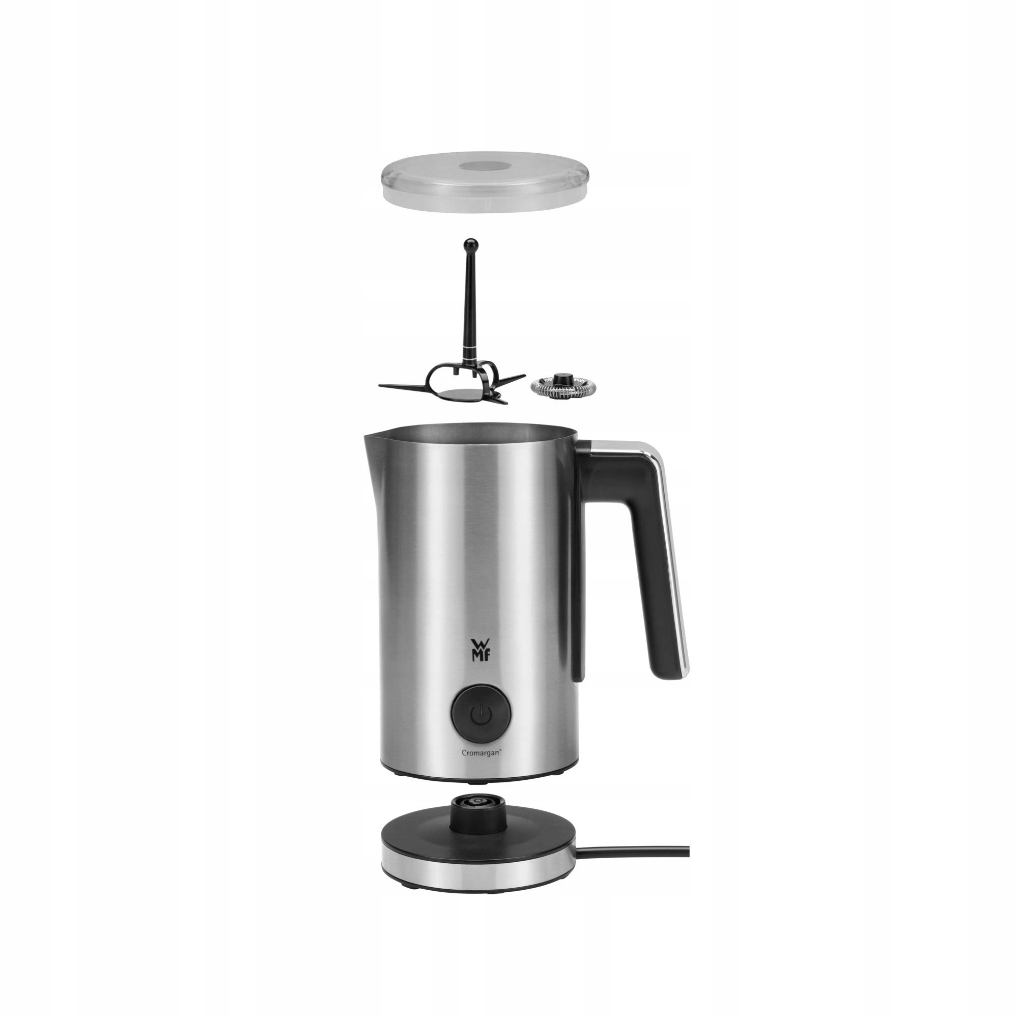 WMF Stelio Spieniacz Do Mleka Elektryczny 500W 150-250ml Bezprzewodowy — miniatura 4