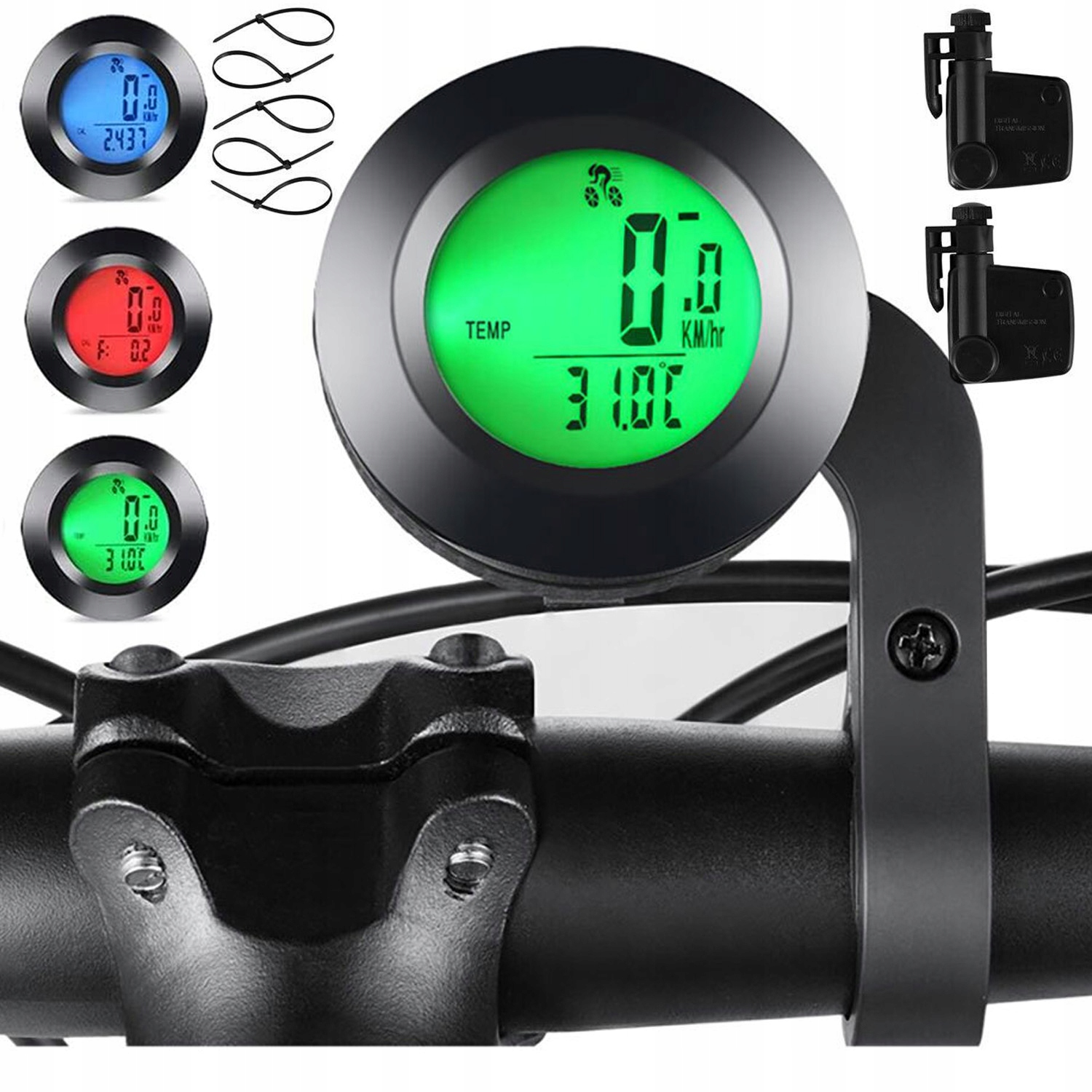 LICZNIK ROWEROWY PRĘDKOŚCIOMIERZ KOMPUTER DO ROWERU WODOODPORNY 22 FUNKCJI