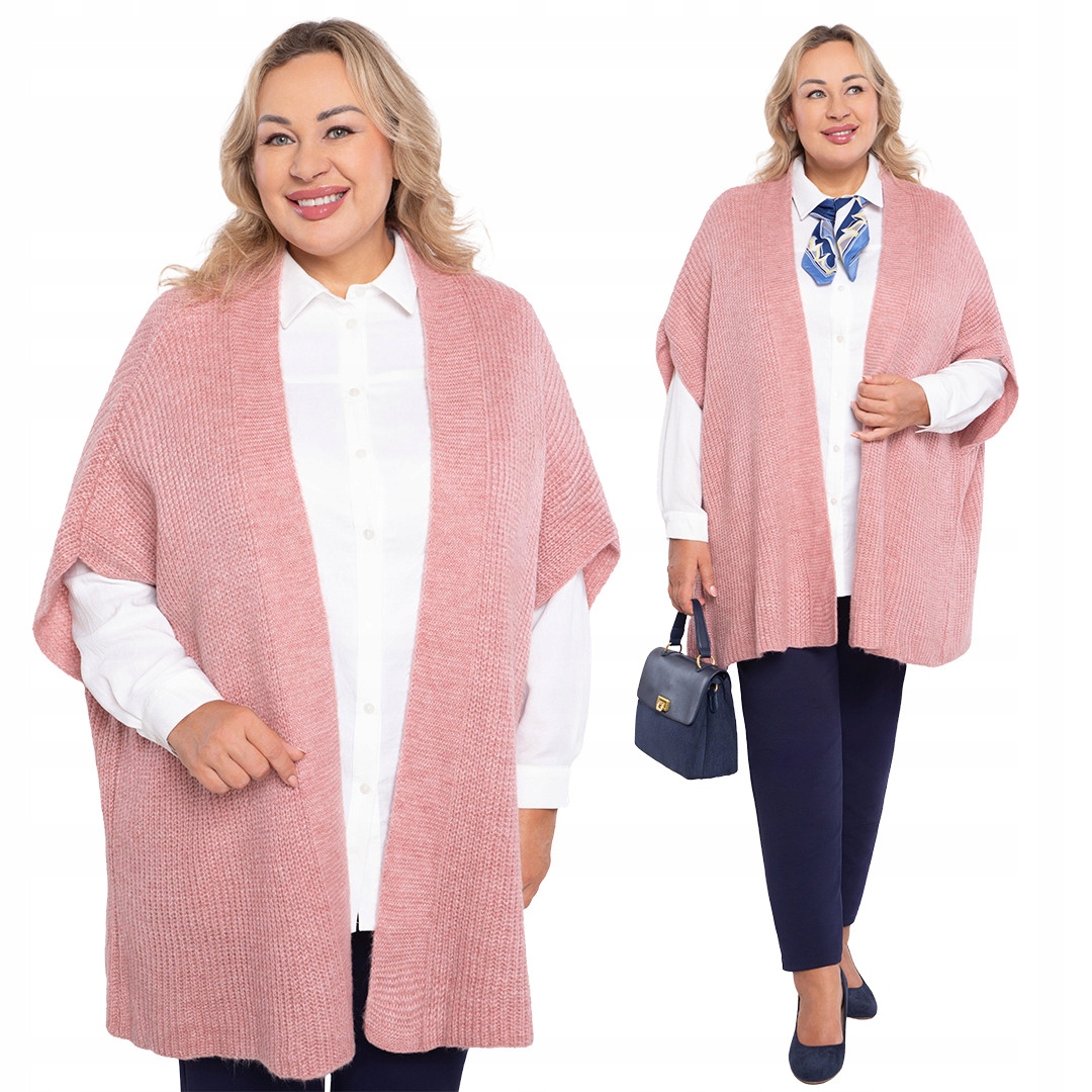 Světle růžový kardigan Uni.