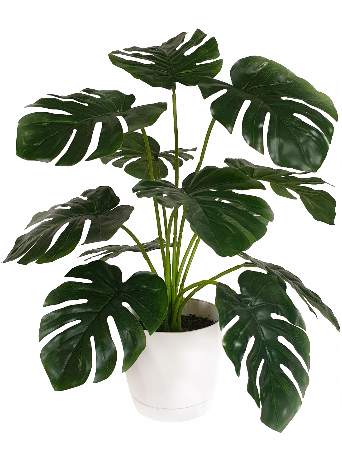 

Sztuczna mała monstera w doniczce, filodendron 32