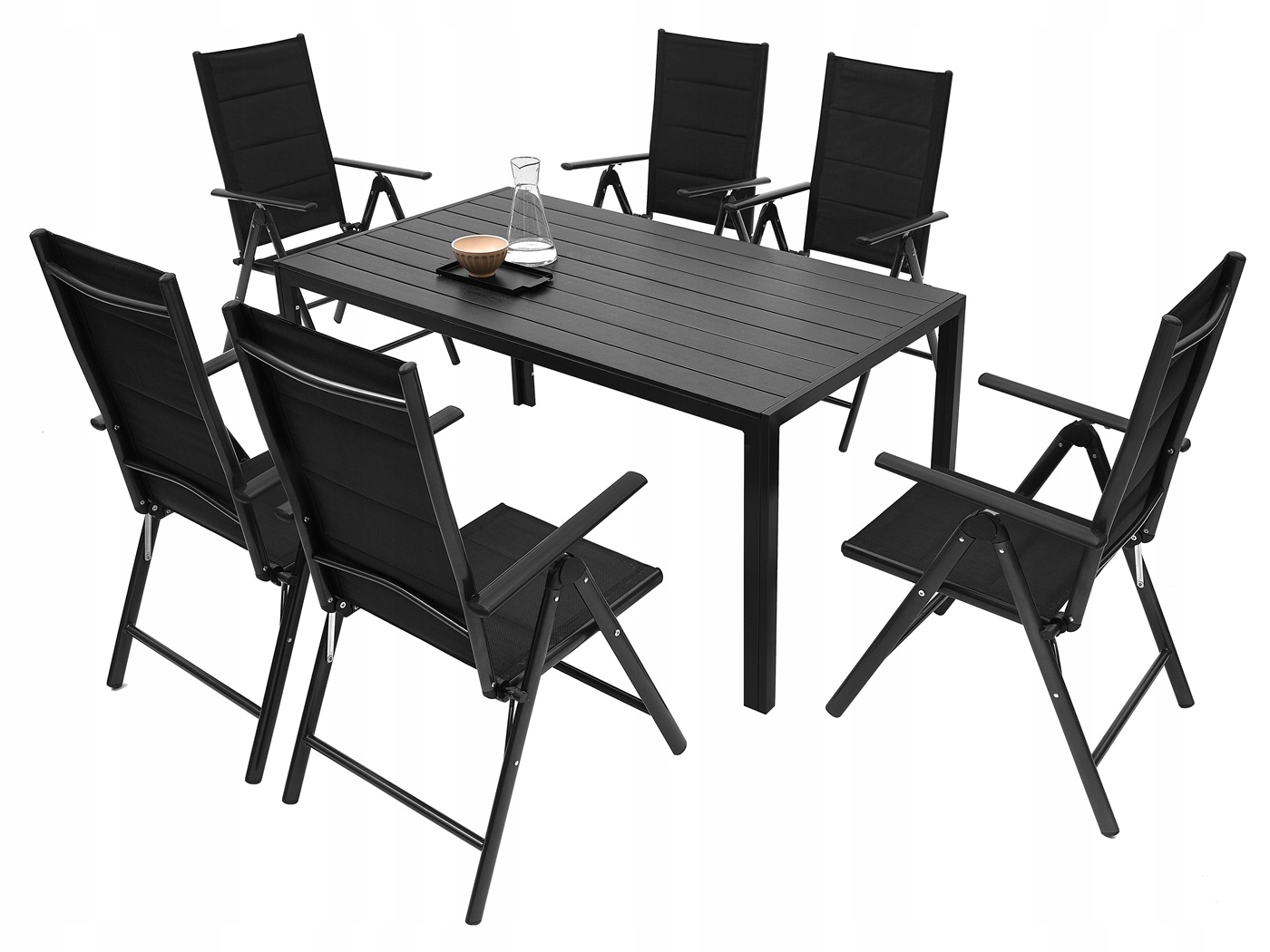 MEBLE OGRODOWE ZESTAW STÓŁ 6+1 NA TARAS BALKON Rodzaj stół i krzesła