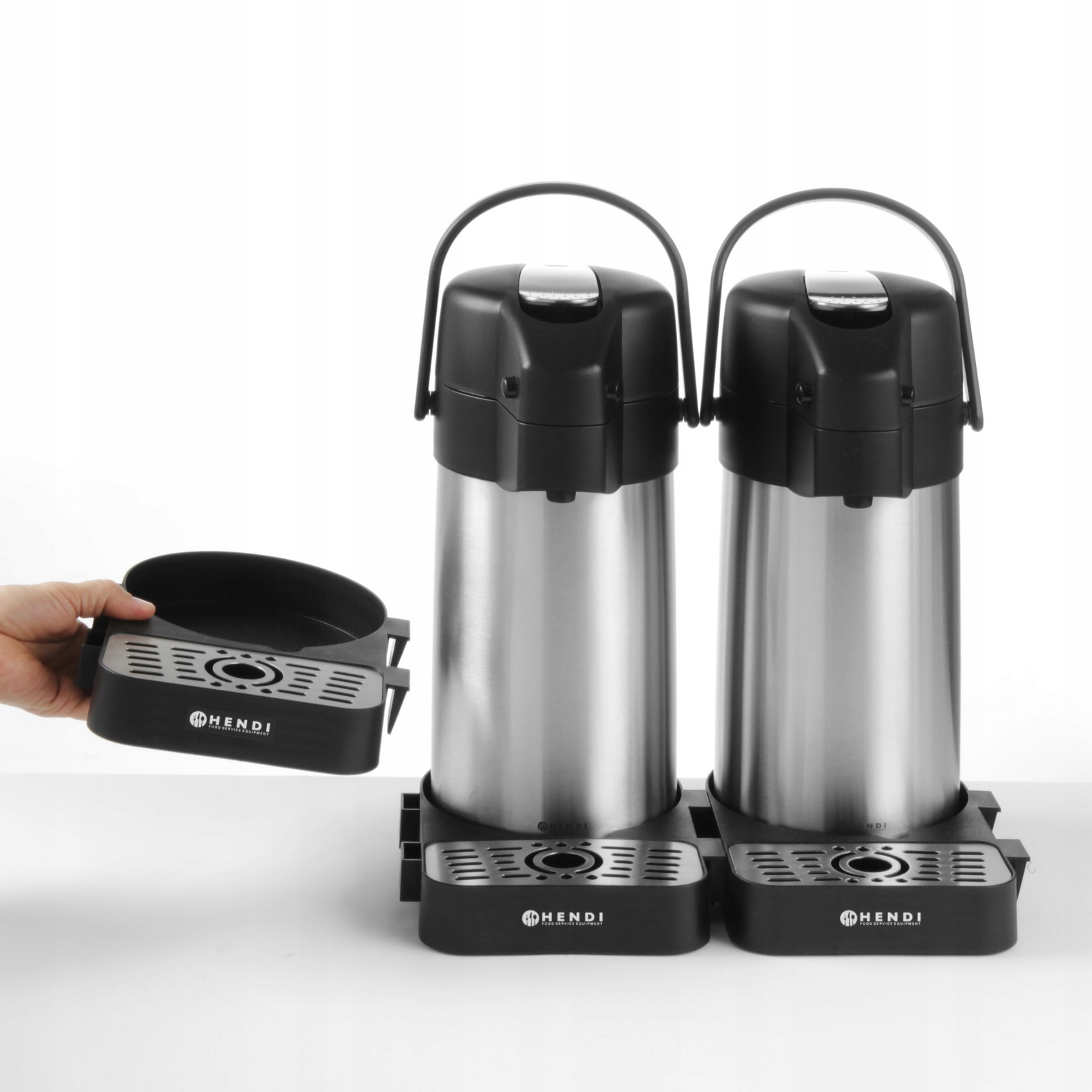 Termos Cateringowy Nierdzewny Z Pompką HENDI 3L Kod producenta 445877