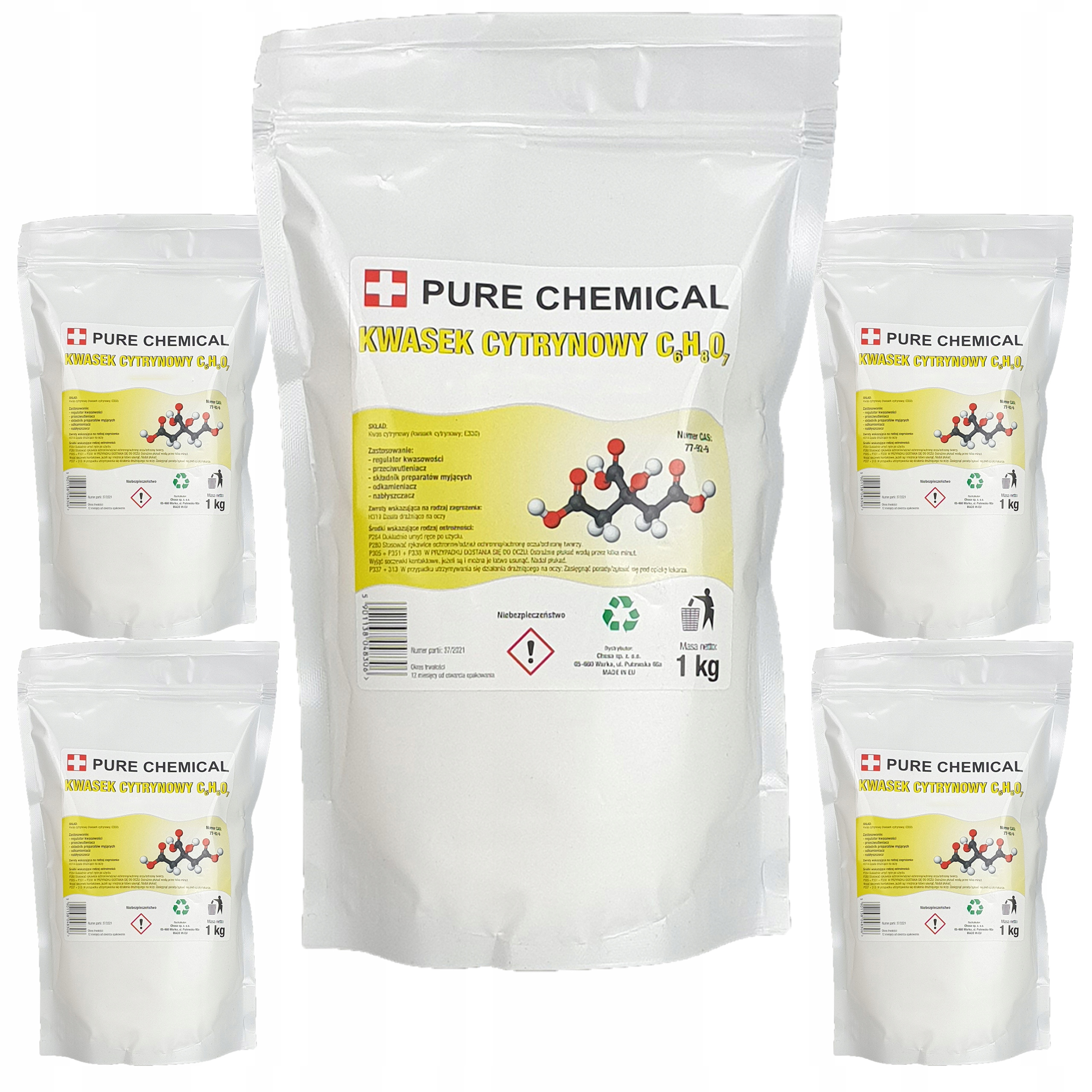 

Kwasek Cytrynowy Czysty Kwas Cytrynowy E330 5kg