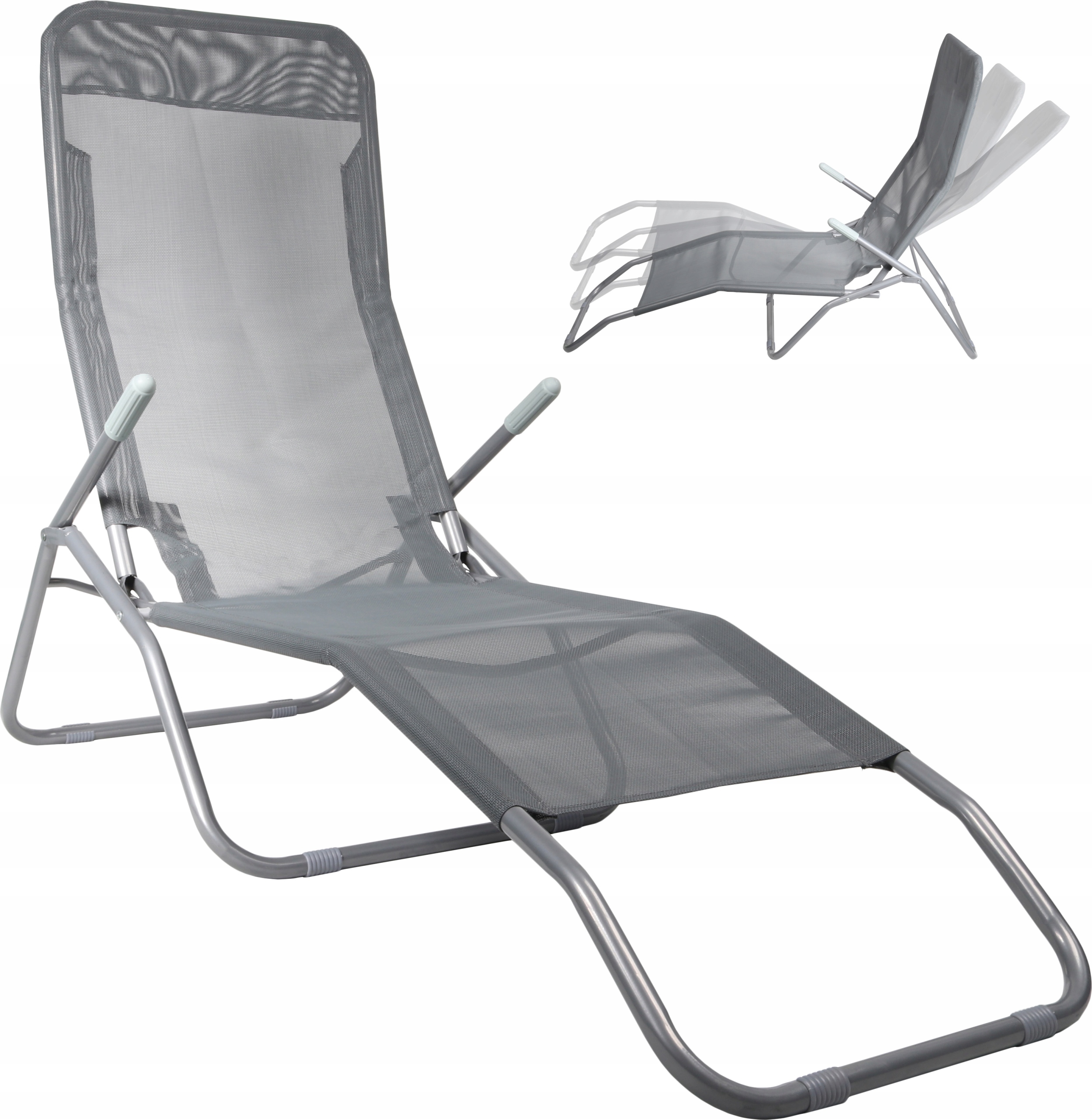 Leżak Basic Zero Gravity szary