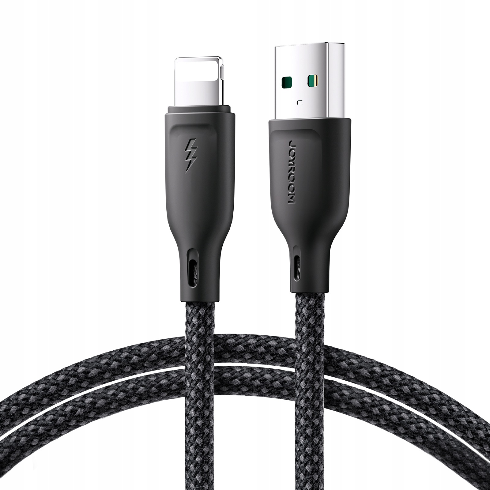 Kabel przewód do iPhone Multi-Color Series Usb-a Lightning 3A 1m czarny