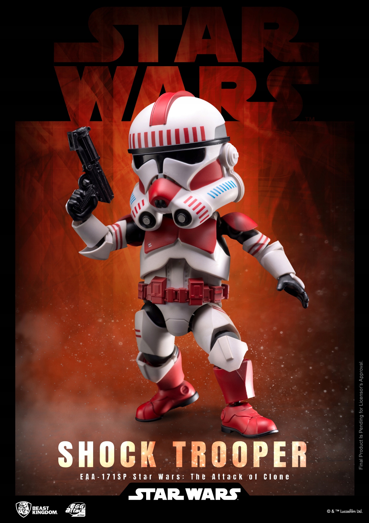 Star Wars Shock Trooper Akční figurka Egg Attack 16,5 cm