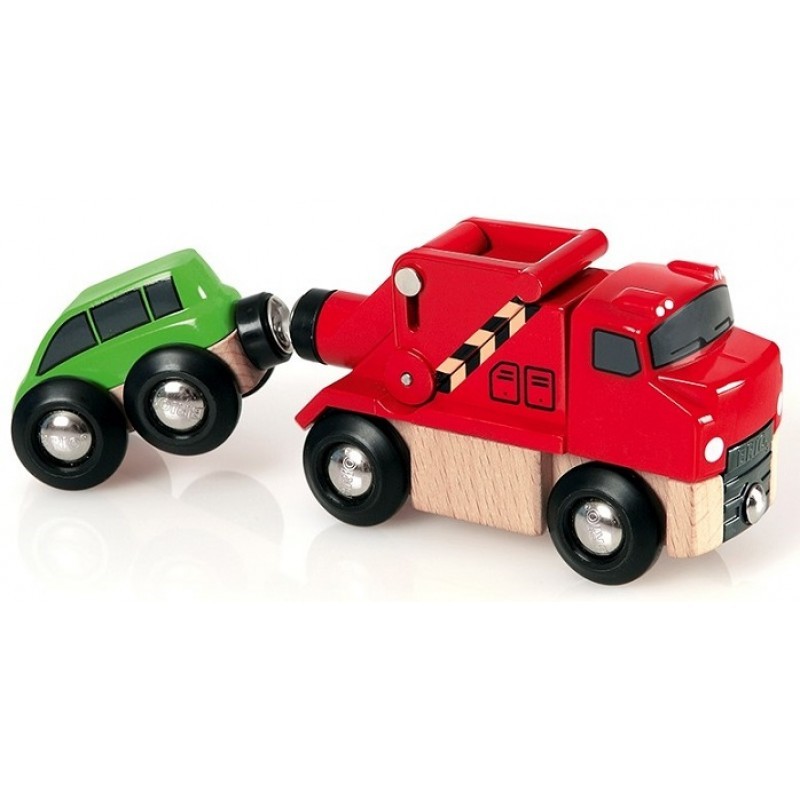 

Brio 33528 Kolejka Drewniana Laweta Z Samochodem