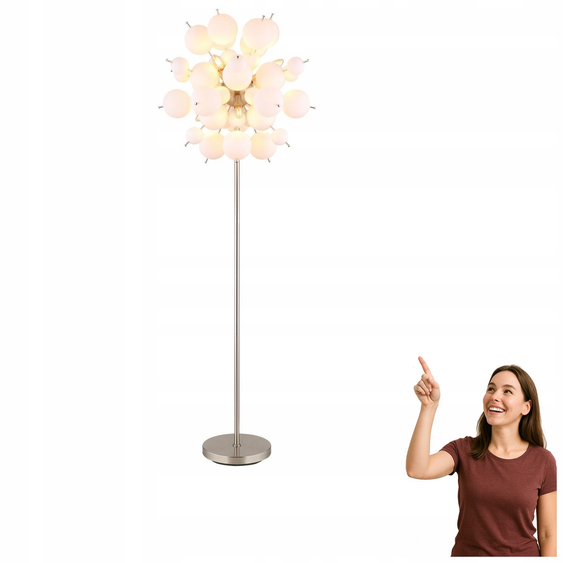Podlahová lampa Udo 15633SO Globo