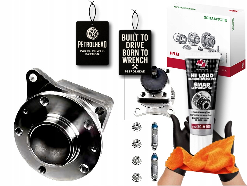 Ložisko Kola Citroen Zadní Jumpy Scudo 07- 1,6HDI 2, #Petrolhead Pro+ Kit7