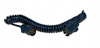 34344 - Электрический спиральный разъем 2-герметичные штекеры 4М