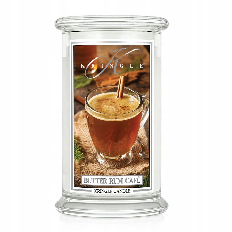 Velká svíčka Butter Rum Café Kringle Candle