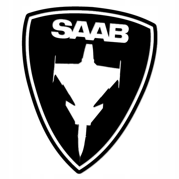 

Saab Gripen Naklejka tuning jak Ferrari 10 cm