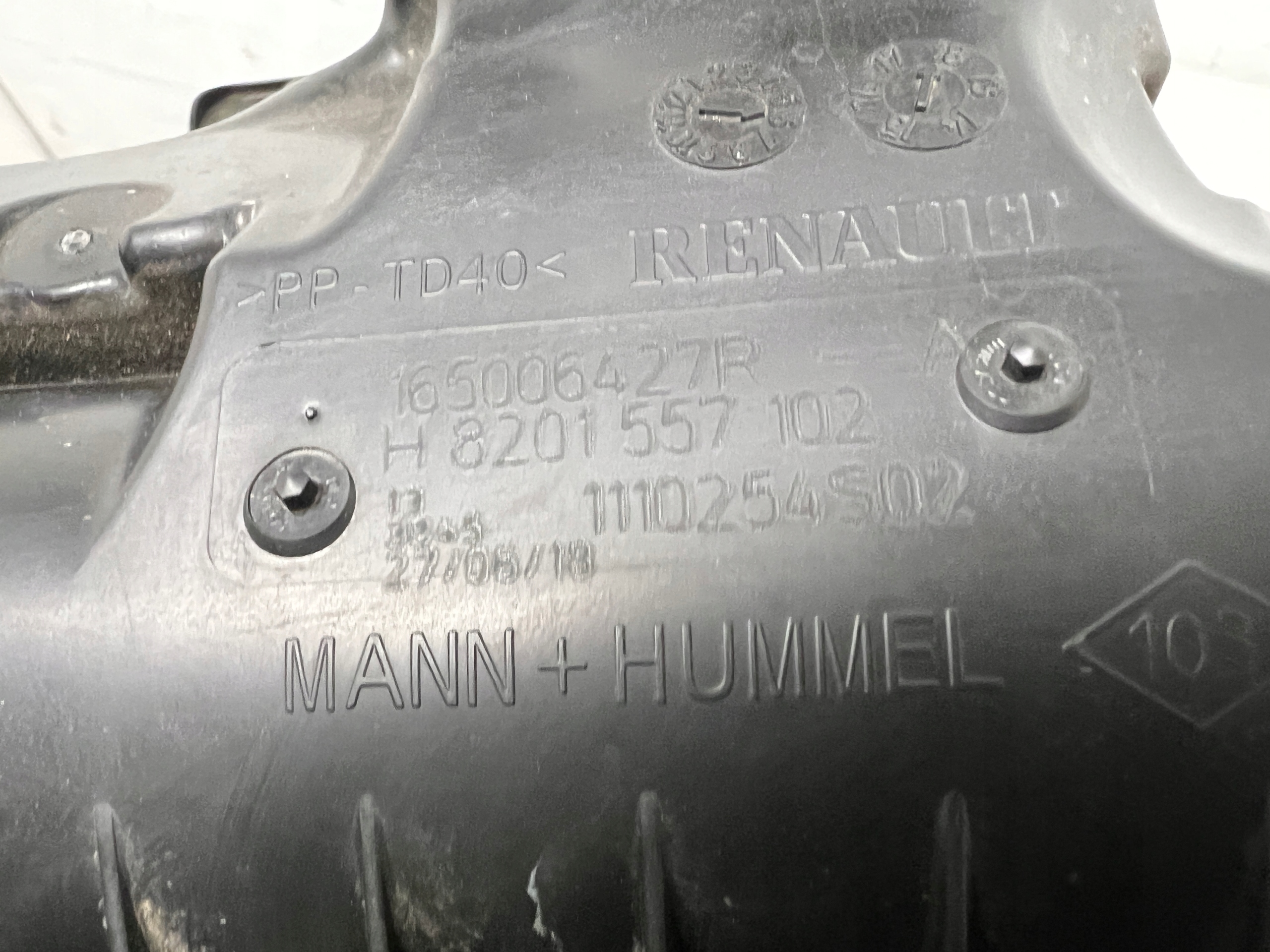 Renault Scenic IV 1.3 TCe Gehäuse filter luft 165006427R