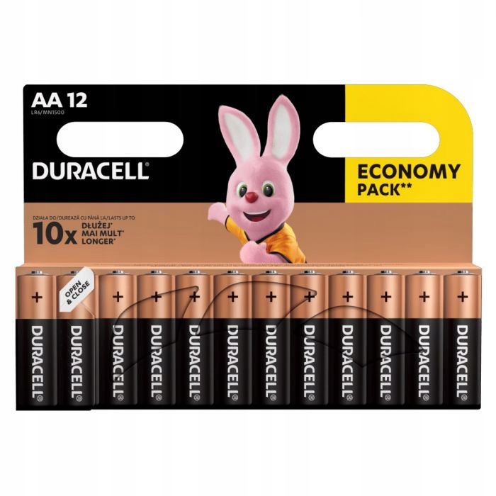 

12xBATERIA Alkaliczna Aa LR6 Duracell