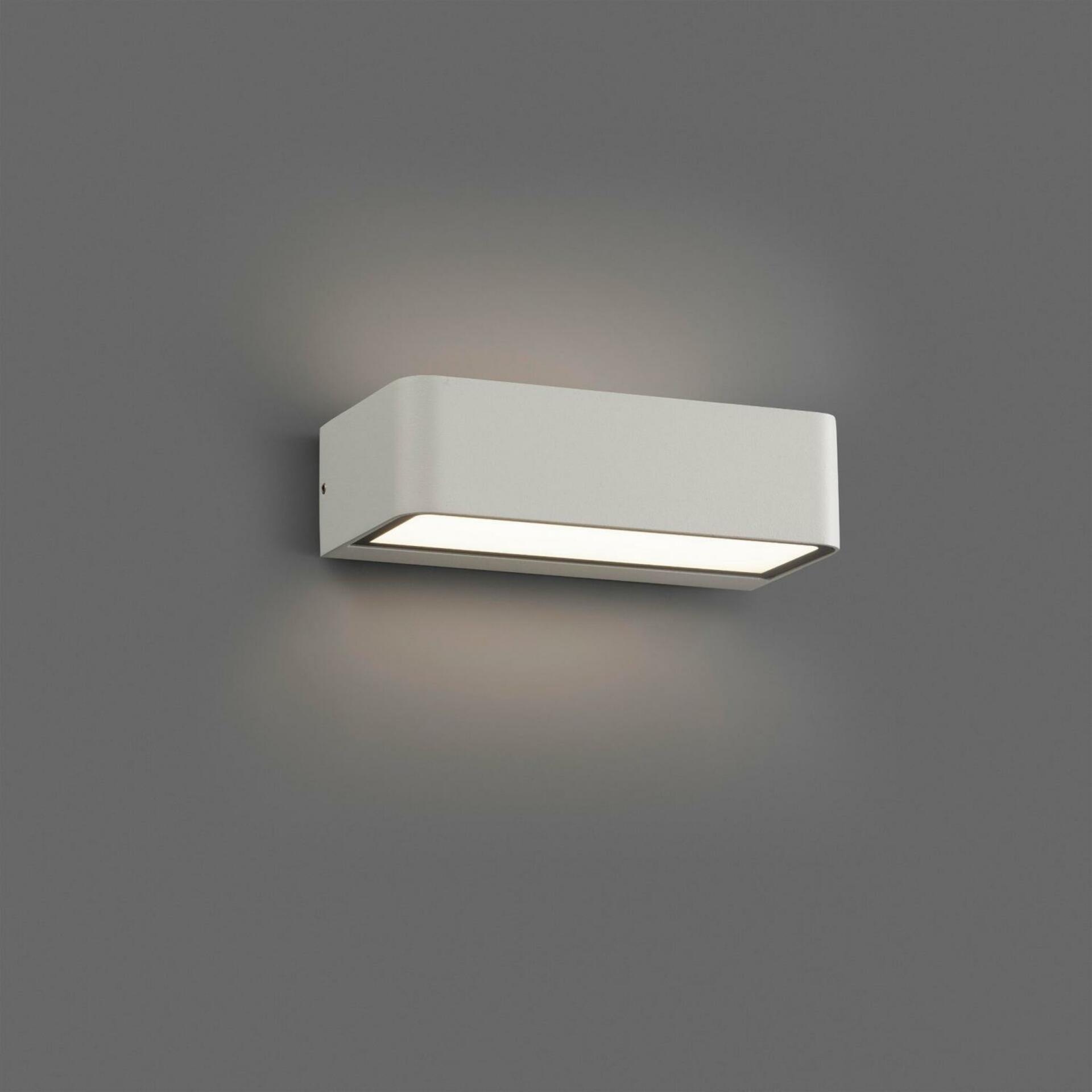 Faro Takua Led biela stolná lampa, IP65, 450lm, 3000K, 20W, hliník