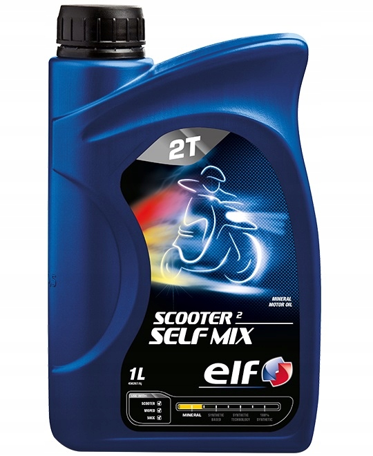 Olej Silnikowy Mineralny Elf Scooter 2 Self MIX Sae 30 1L