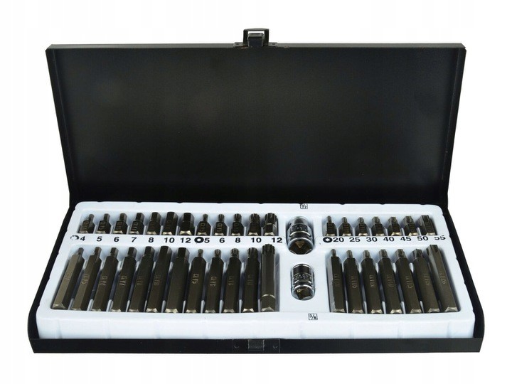 Zestaw Bitów Imbus Hex Torx Spline Xzn 40el