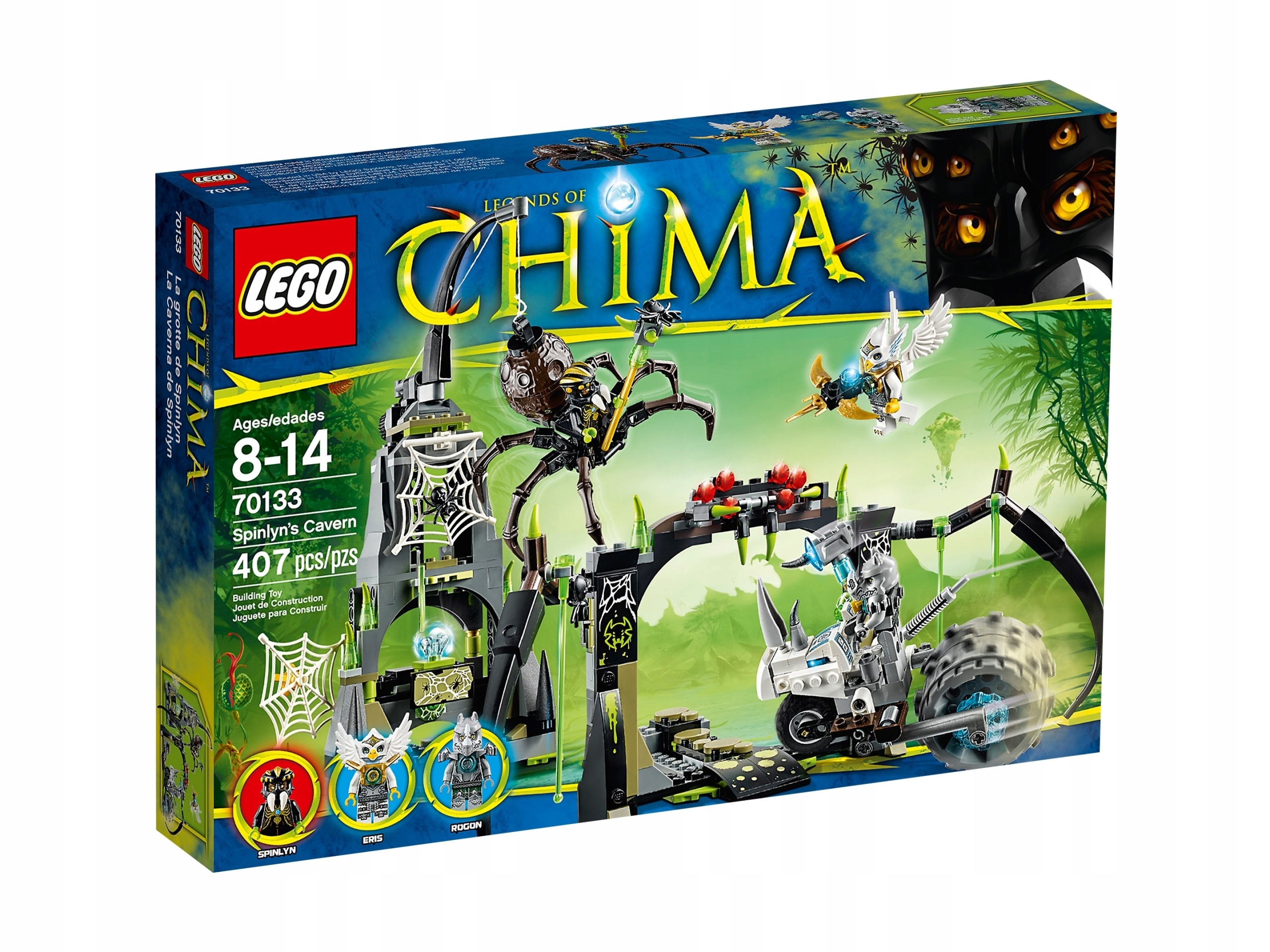 LEGO Legends of Chima - 70133 Jaskinia Spinlyna - Nowe