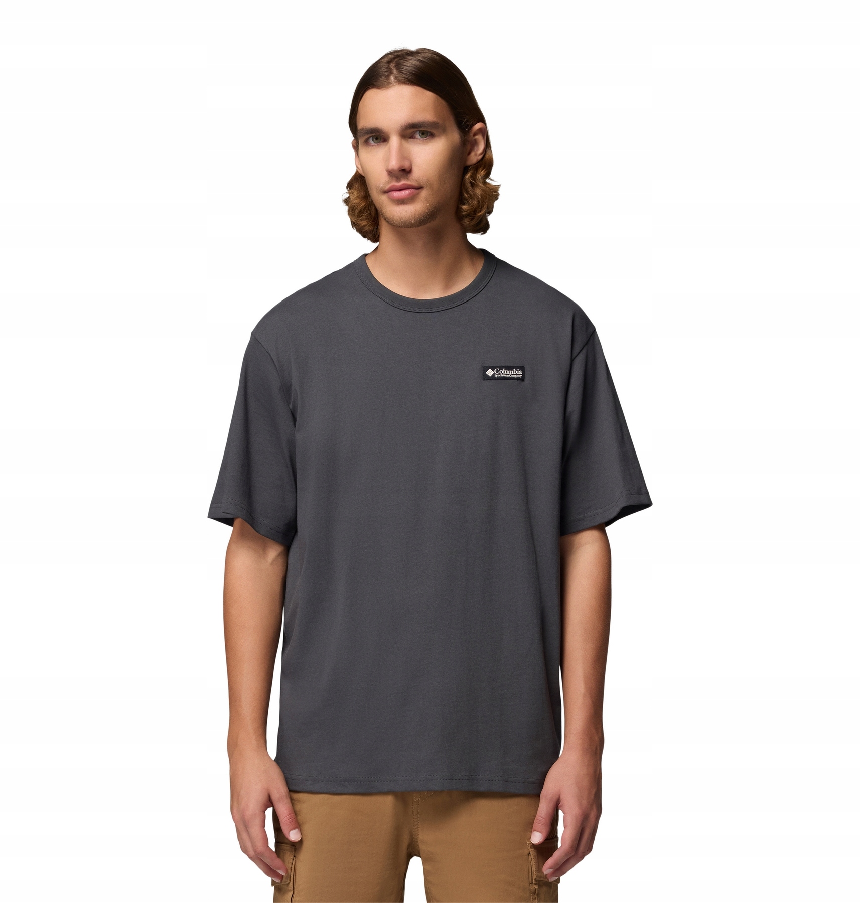 Tričko pánské Columbia Csc Heavyweight Iconic šedé 2155061013 vel. M