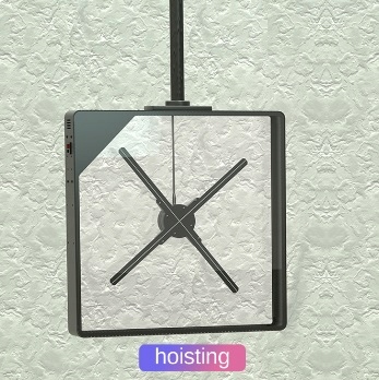 Plexi puzdro na hologram 3D typu G-vision 70*70*7.5 cm