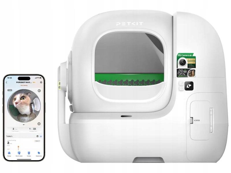 Inteligentna kuweta dla kota Petkit Purobot Max Pro 2