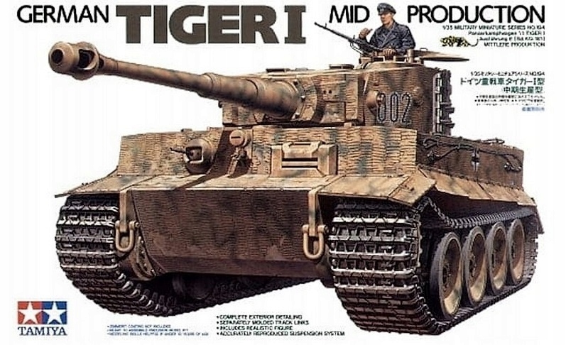 1:35 Tamiya 35194 německý Tiger I střední produkce