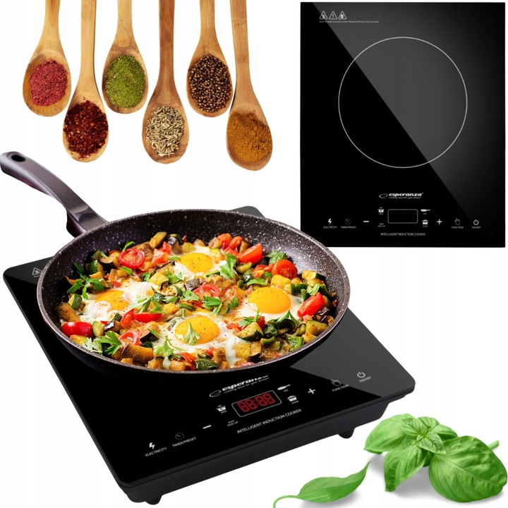 Kuchenka Indukcyjna Jednopalnikowa EKH009 Vesuvius Esperanza Turystyczna