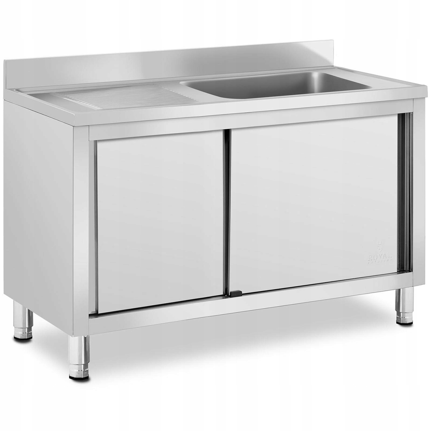Szafka 120cm ze zlewem Royal Catering RC-IKS07