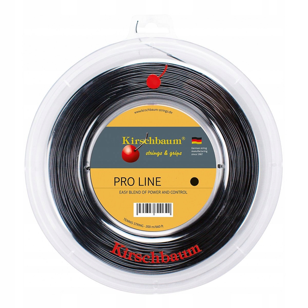 Tenisový výplet Kirschbaum Pro Line Black 1,20 mm 200 m
