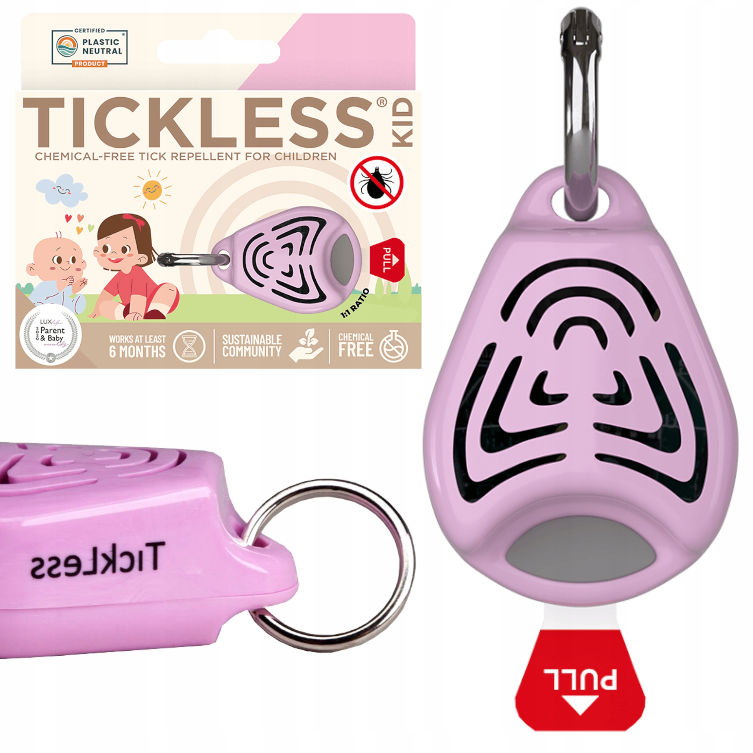 Tickless Kid Ultrazvuková ochrana proti klíšťatům pro děti