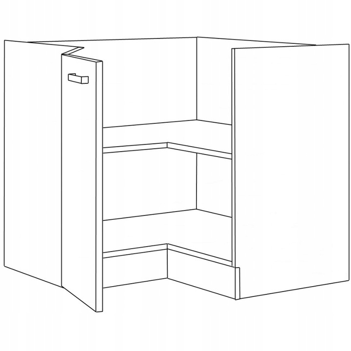 Szafka kuchenna ALGA narożnikowa 90 HIT SPRZEDAŻY EAN (GTIN) 5903736007266