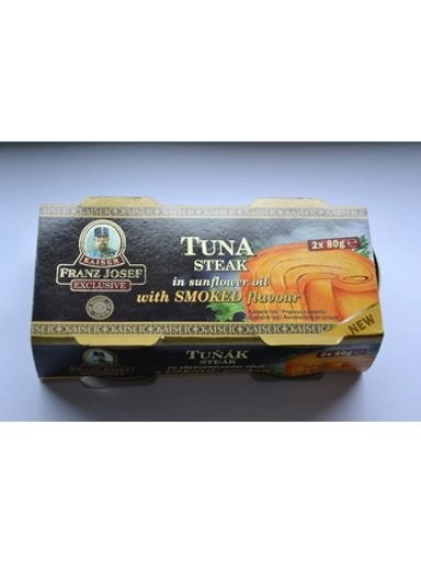Levně 4x Fjk Tuňák Uzený Steak 2x80 g v oleji