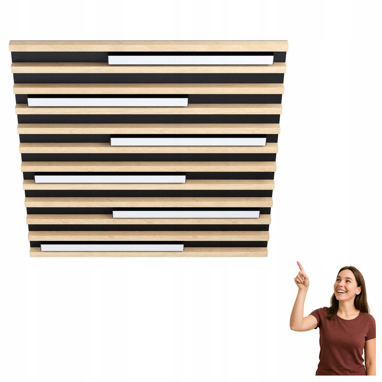 Led stropní a nástěnná lampa 6x8,5W Marreira 39898 Eglo