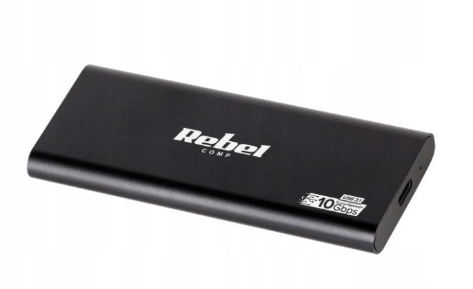 Obudowa dysku SSD M2 USB C 3.0 Rebel aluminiowa