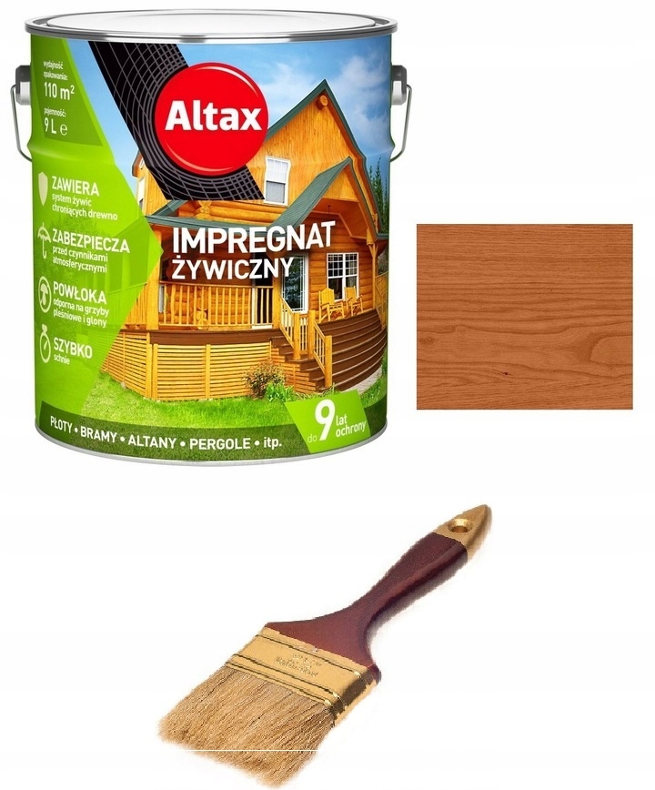 Altax impregnat Żywiczny 9L Tik Teak altaxin do drewna