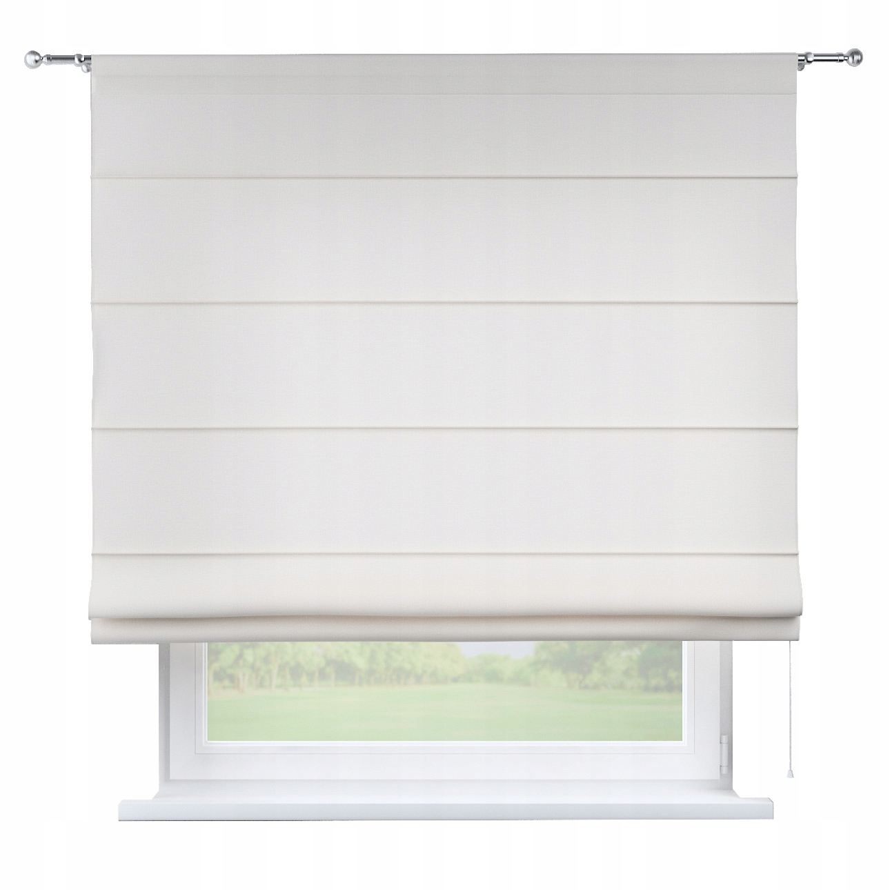 Hotová rímska roleta Torino 120x150 cm biela