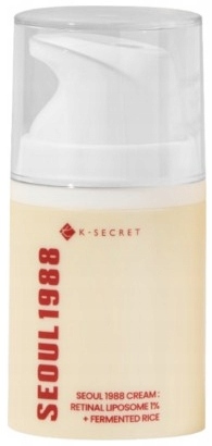 K-secret Seoul 1988 Cream Retinal 1%+Fermented Rice zpevňující krém 50 ml