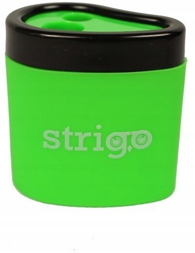 Temperówka STRUGACZKA podwójna POJEMNIK Strigo MIX KOLORÓW x 12 SZT Rodzaj manualna podwójna z pojemnikiem