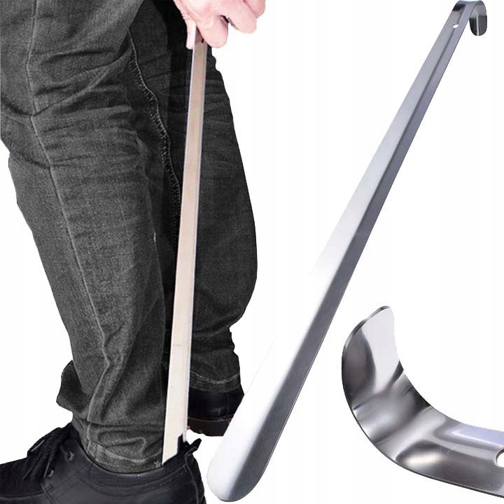 

Łyżka Do Butów Obuwia Metalowa Duża Haczyk Długa