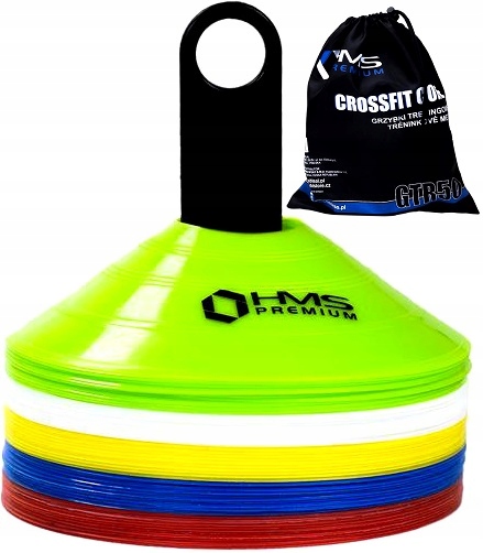 

Stożki Pachołki Talerzyki Grzybki Treningowe 50szt