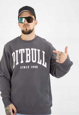 Mikina Pit Bull Bez Kapuce Norton grafitová