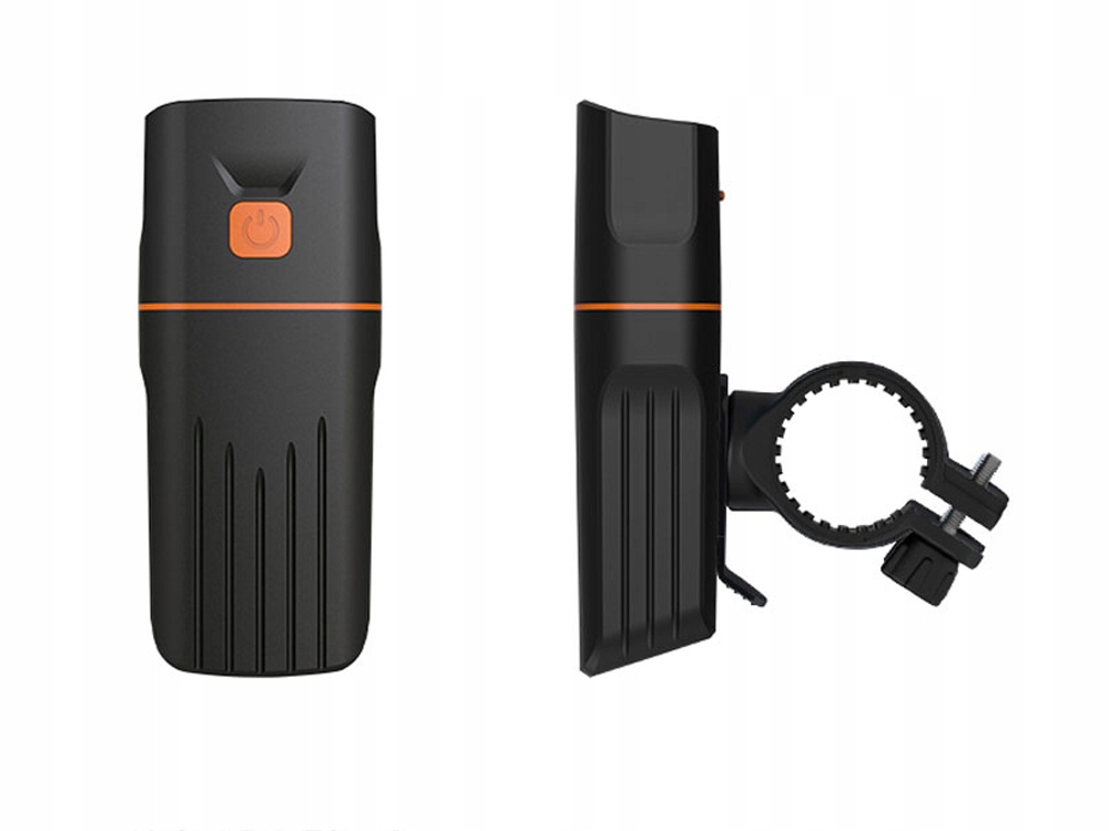 LAMPKA ROWEROWA PRZÓD TYŁ ZESTAW DO ROWERU LED USB POWERBANK MOCNA ŚWIATŁO Zasilanie akumulator