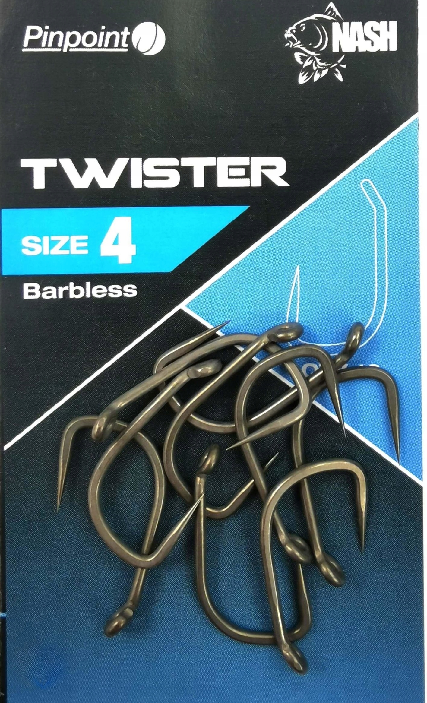 

Haczyki Nash Karpiowe Twister Size 4 Barbless