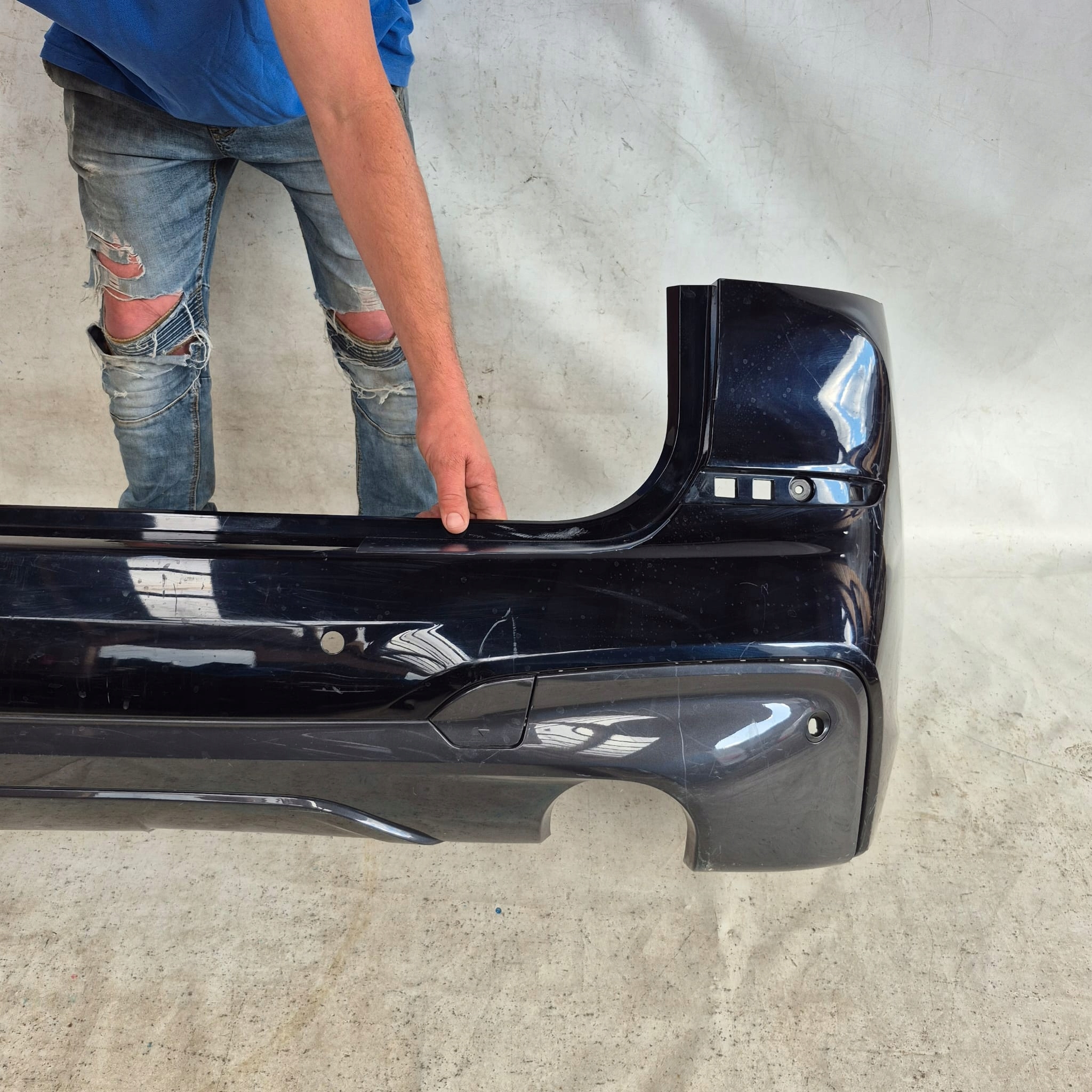 BMW X3 G01 m-packet 17-21 bumper rear part rear PDC