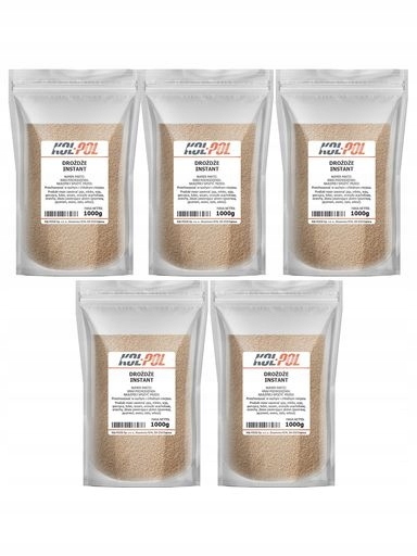 Levně Suché Pekařské Kvasnice 5 kg Instant pro pekařské pečivo Kol-Pol