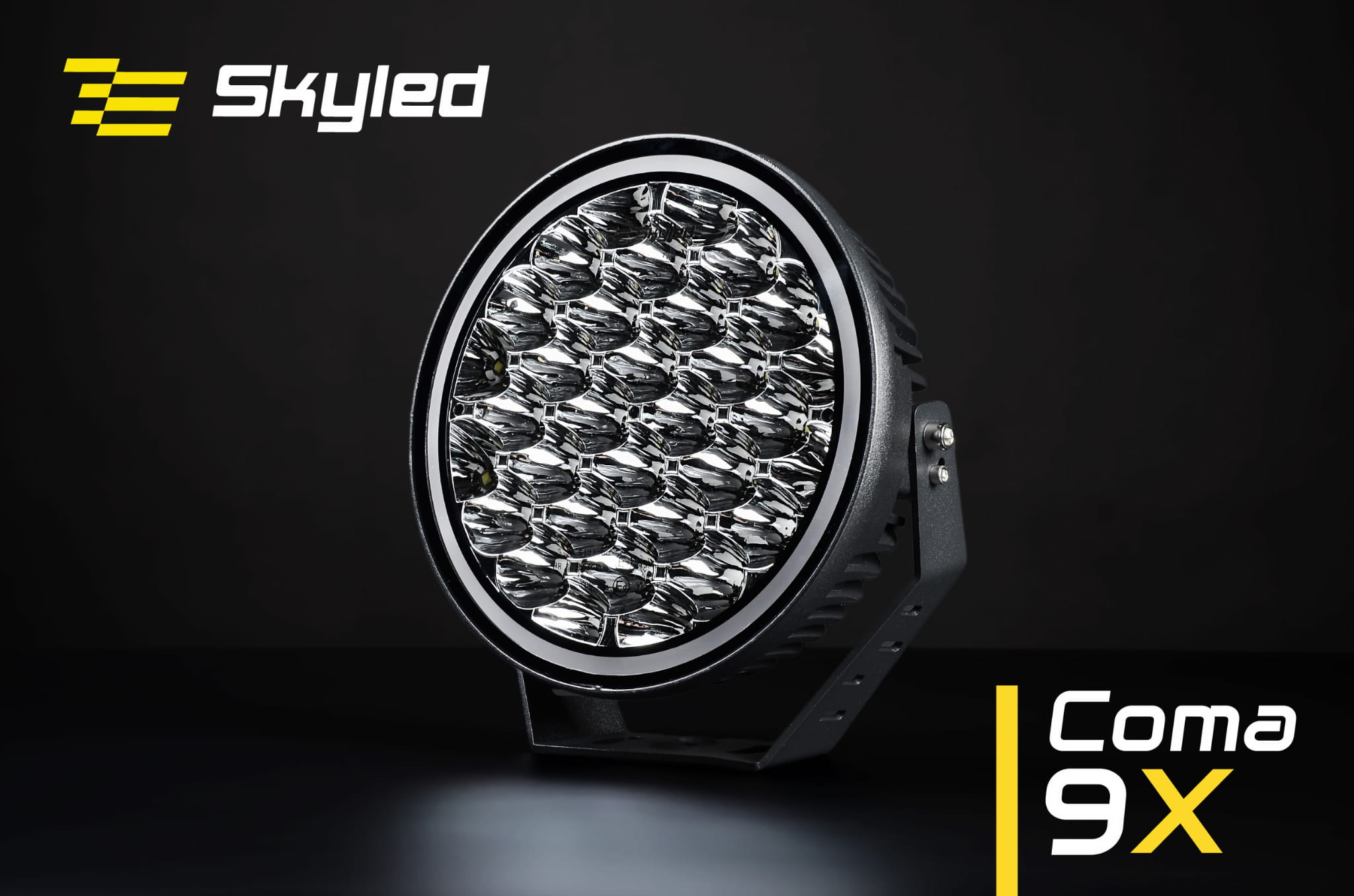 REFLEKTOR DALEKOSIĘŻNY SKYLED COMA 9X FULL LED 120W 12500lm Typ samochodu 4x4/SUV Niezdefiniowany Samochody ciężarowe Samochody dostawcze Samochody osobowe