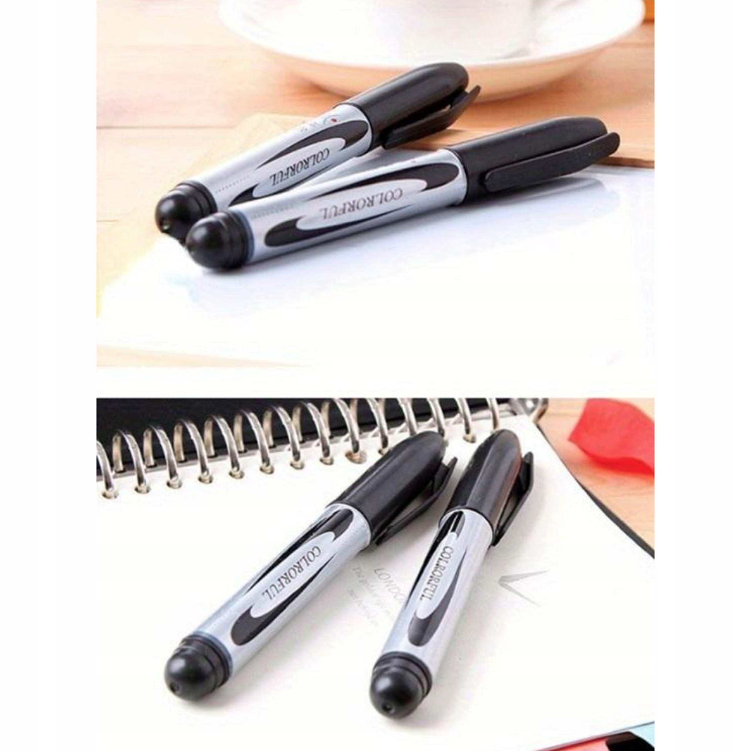 MARKER PERMANENTNY OKRĄGŁY MAZAK PISAK FLAMASTER KOLORY UNIWERSALNY Marka LAZYhome