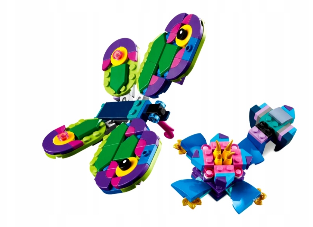 LEGO 31157 EGZOTYCZNY PAW 3W1 ZESTAW KLOCKÓW NA PREZENT ORYGINAŁ MOTYL Nazwa zestawu Egzotyczny paw ZESTAW KLOCKÓW LEGO NA PREZENT 3IN1 3W1 MOTYL WAŻKA